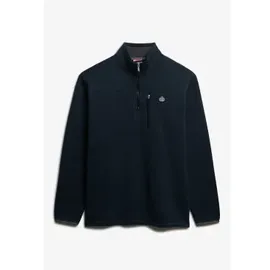 Superdry Storm Fleece Half Zip Sweatshirt Herren Navy M