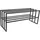 Loft42 James 82 x 30 x 35 cm Schwarz / Schwarz