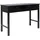 vidaXL Schreibtisch Schwarz 108x45x76 cm Massivholz Paulownia