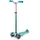 Micro Maxi Scooter Pro LED Deluxe Aqua Blau