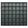 WARMBIER Tiefzieh-Tray 20 mm, ESD, Fächer 42 Stück, 34 x 36 mm
