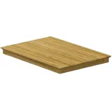Zebra Technologies Zebra Derex Tischplatte 100x80cm aus recyceltem Teakholz