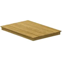 Zebra Technologies Zebra Derex Tischplatte 100x80cm aus recyceltem Teakholz