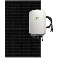 Offgridtec Solaranlage 430Wp Full Black bifazial + 30L Fothermo