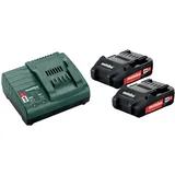 Metabo Basis-Set Li-Power 2 x 2,0 Ah + Ladegerät 685161000