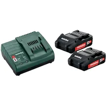 Metabo Basis-Set Li-Power 2 x 2,0 Ah + Ladegerät 685161000