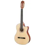 Almeria CC 36 EQ Classic NT, 4/4 Konzertgitarre, Natural, Laminierter Korpus, Fichtendecke, Sapele Zargen & Boden, Eingebauter Tonabnehmer, Cutaway, Mattes Finish, Stimmstabile Mechaniken