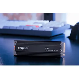 Crucial T705 NVMe SSD M.2 2280 PCIe 5.0 mit Kühlkörper