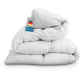 Bestlivings Daunen Federdecke Bettdecke Kassettendecke (1400g) - Winterdecke Daunendecke - ÖKO TEX 135x200 cm Steppdecke - Made in Germany