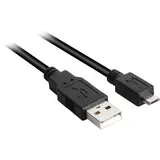 Sharkoon USB-Kabel > Micro-USB Stecker - schwarz,