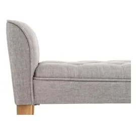 CLP Chaiselongue Cleopatra I Stoff-Bezug I Polsterbank