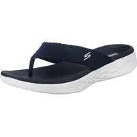 SKECHERS Damen On-the-go 600 Sunny Flip-flops, Navy Textile, 39 EU