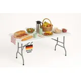 Albatros Buffettisch Klapptisch 182 x 75 x 0 cm Weiß