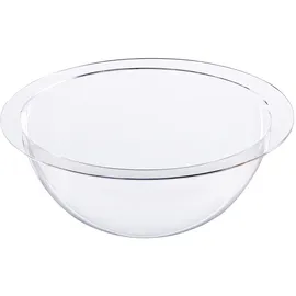 HMF 46740 Halbkugel aus Acryl mit Krempe, DIY Acrylhaube, Ø 40 cm, Transparent