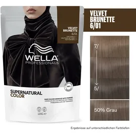 Wella Supernatural Color 6/01 velvet brunette 120 g