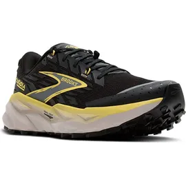 Brooks Cascadia 19 Herren Schwarz/Beige/Gelb 43