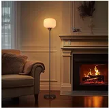 STANBOW Stehlampe Stehleuchte verstellbare Bogen Stehlampe65"hoch Lampenschirm,18W/3000K, LED wechselbar, Dimmerschalter&3 Glühbirnen,Leselampe für Wohnzimmer,Schlafzimmer,Café