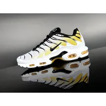 Nike Air Max Plus Herren Weiß/Schwarz/Gelb 45,5