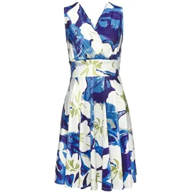 vivance by lascana Jerseykleid Minikleid blau/grün/creme 40