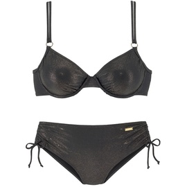 LASCANA Bügel-Bikini, Damen schwarz, Gr.42 Cup C,
