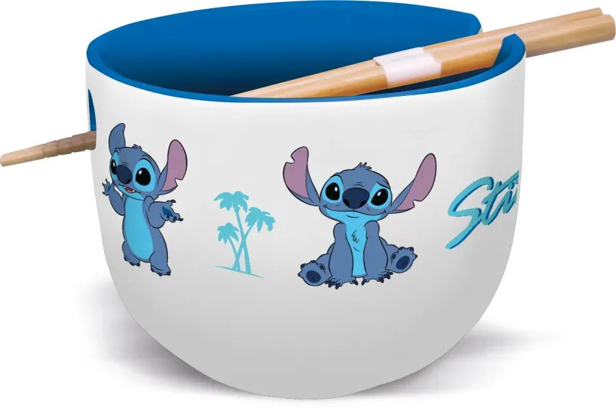 Geschenkset Lilo & Stitch - Stitch (Schüssel für Ramen und Essstäbchen)