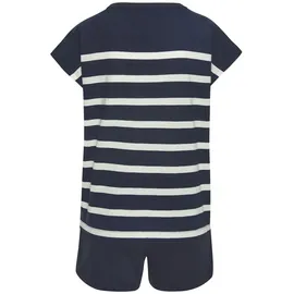 s.Oliver Shorty Pyjama gestreift Blau/Weiß 36-38
