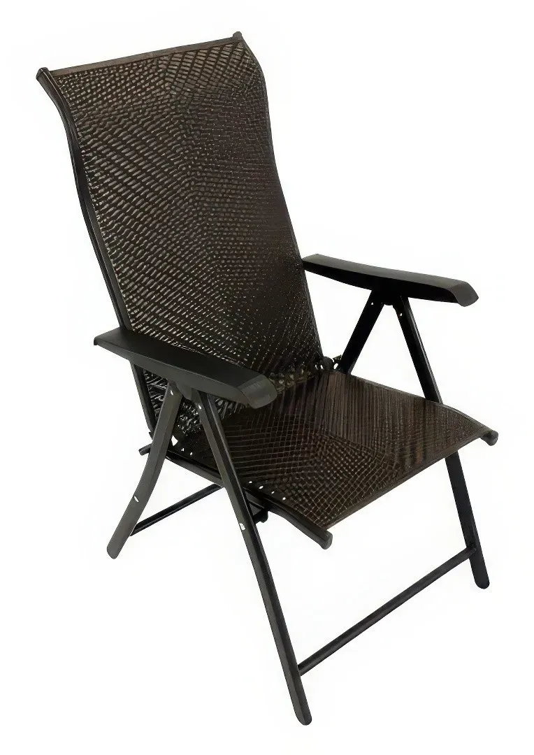 Hochlehner Rattan Burgas - Material: Polyrattan / Stahl - Eigenschaften: 7-fach verstellbar / klappbar