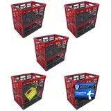 Kinderwelt Profi Klappbox 45 L 10-tlg. rot