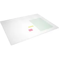 Durable Schreibunterlage Duraglas, 50 x 65 cm, rutschfest, blendfrei, Schreibtischunterlage transparent/durchsichtig, 711319