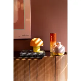 Kare DESIGN Tischleuchte Mushroom Stahl Orange 20 cm