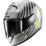 Shark Ridill 2 Assya, Integralhelm - Grau/Schwarz/Gelb - S