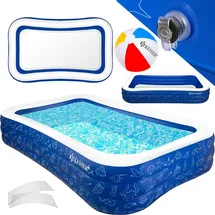 Kesser Aufblasbarer Pool 240 x 142 x 56 cm blau