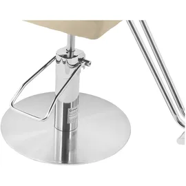Physa Physa, Friseurstuhl mit Fußstütze höhenverstellbar Barber-Stuhl 200 kg Tilbury Beige