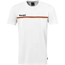 Kempa Deutschland T-Shirt 2024 weiß Unisex Gr. XL