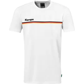 Kempa Deutschland T-Shirt 2024 weiß Unisex Gr. XL