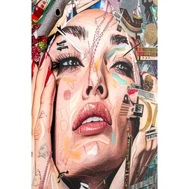 Kare Glasbild Artsy Portrait Front 80x120cm",