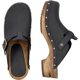 Sanita Wood-Kristel Open Clog Black Gr.37 - Grau - 37