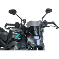 Ermax Naked-Bike-Scheibe Sport Acrylic durchsichtig Schwarz für Yamaha MT-09 / SP