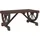 vidaXL Garten-Couchtisch 90x50x40 cm Massivholz Tanne