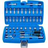 BGS Steckschlüssel-Satz Antrieb 6,3 mm (1/4 Zollgrößen 46 teilig