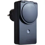 m-e Funk-Steckdose Schalter Aussen, Empfänger schwarz, für System CUVEO