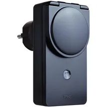 m-e Funk-Steckdose Schalter Aussen, Empfänger schwarz, für System CUVEO