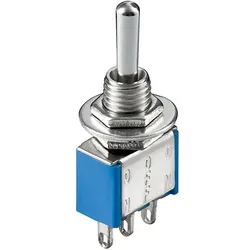 Miniatur Kippschalter, 3 Pin, EIN-AUS-EIN