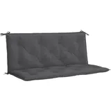 vidaXL Bankauflage 120 x 50 x 7 cm anthrazit 2 St.