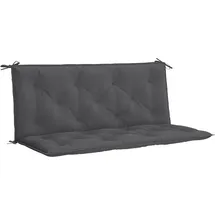 vidaXL Bankauflage 120 x 50 x 7 cm anthrazit 2 St.