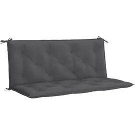 vidaXL Bankauflage 120 x 50 x 7 cm anthrazit 2 St.
