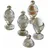 Loberon Eierbecher 4er Set Uvirel, Exquisites Design, Leicht Angeschliffen, Inklusive Deckel, Zeitloser Look, Tischaccessoires, Küchenutensilien, Glas, klar