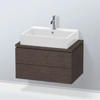 Duravit L-Cube Waschtischunterschrank, 2 Auszüge, LC580607272,