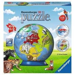 Ravensburger Puzzle Ravensburger 3D Puzzle 11840 - Puzzle-Ball Kindererde - Puzzleball ..., Puzzleteile