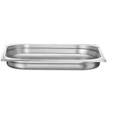 HENDI Gastronormbehälter, Temperaturbeständig von -40° bis 300°C, Heissluftöfen-Kühl- und Tiefkühlschränken-Chafing Dishes-Bain Marie, 3L, GN 2/3, 354x325x(H)40mm, Edelstahl